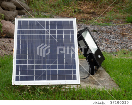 Light bulb with solar cell. 57190039