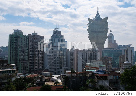 マカオ 街並み モンテの砦から マカオ 街並み モンテの砦から 57190765