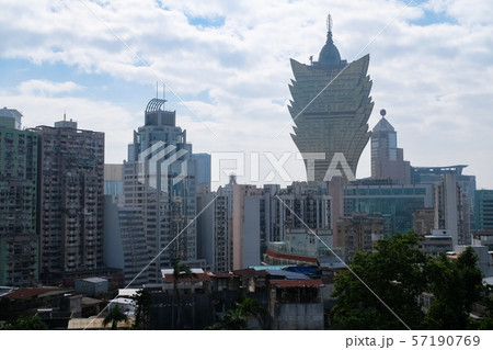 マカオ 街並み モンテの砦から マカオ 街並み モンテの砦から 57190769