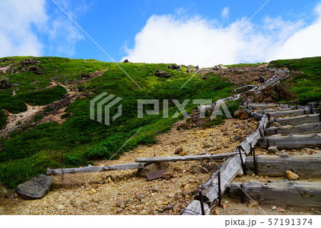 八甲田山　大岳山頂への道 57191374