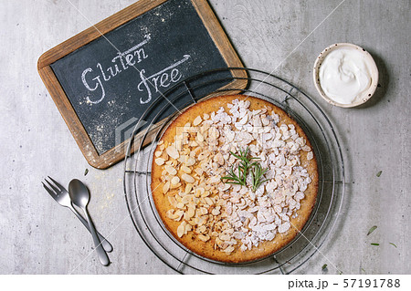 Gluten free almond cake 57191788