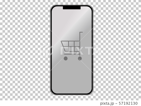 全画面液晶　スマートフォン　ショッピング　リアルタッチ　ブルー 57192130