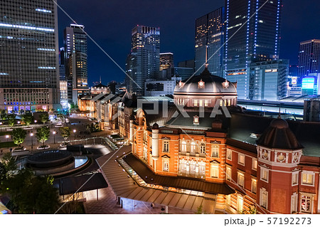 東京駅前 夜景 KITTE 展望台から 東京駅前 夜景 KITTE 展望台から 57192273