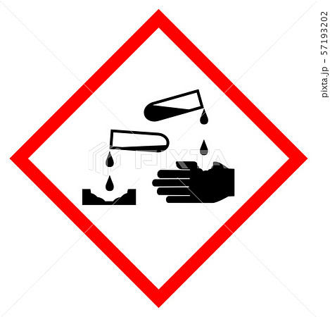 Corrosion Symbol Sign, Vector Illustration, 57193202
