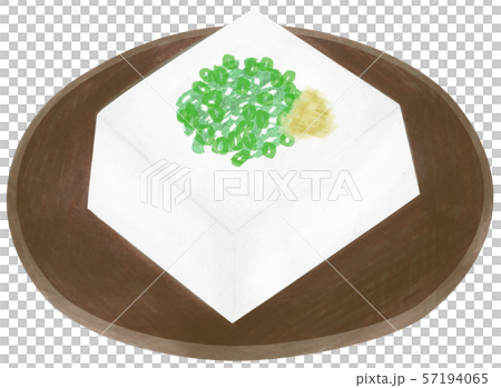 とうふ 冷奴 ネギ 生姜 しょうが 57194065