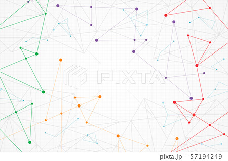 Abstract colorful geometric background, low poly 57194249