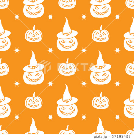 Halloween 2019 vector seamless pattern Pumpkins. Halloween 2019 vector seamless pattern Pumpkins. 57195435