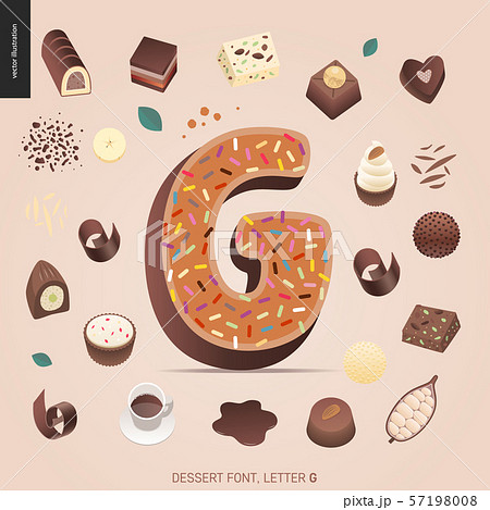 Dessert temptation font Dessert temptation font 57198008