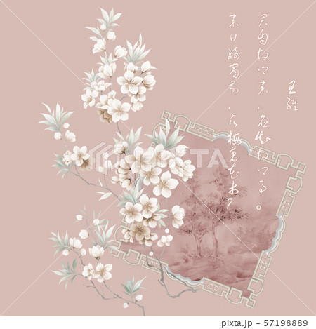 透明水彩 水彩画 花 57198889