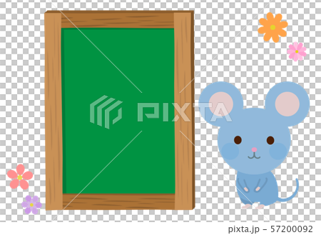 動物黑板老鼠例證 57200092