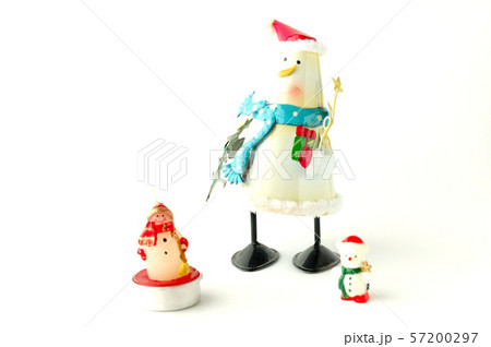 クリスマスの雪だるま 57200297