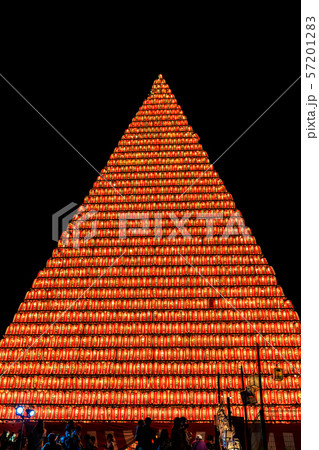 江迎千灯籠まつり　灯篭点灯　夜景　【長崎県佐世保市】 57201283