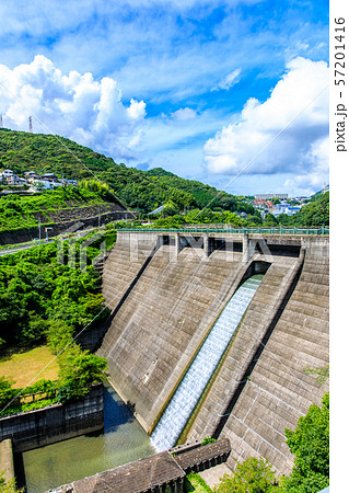 西山ダム 長崎市 の写真素材