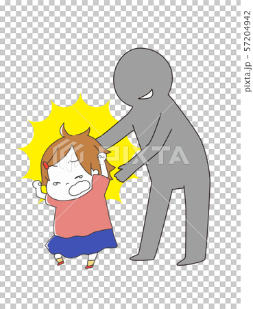 危険人物に遭遇してしまった女の子 57204942