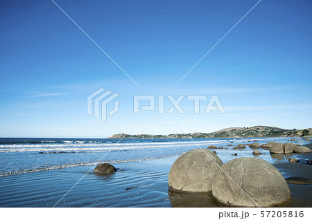 Moeraki Boulders Beach,New Zealand Moeraki Boulders Beach,New Zealand 57205816