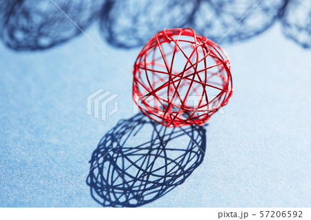 Wire Balls With Shadow 57206592