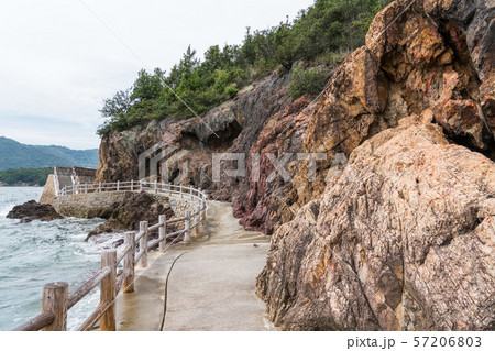 仙酔島の五色岩 仙酔島の五色岩 57206803