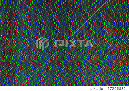 distorted screen signal error dot pixel pattern distorted screen signal error dot pixel pattern 57206882