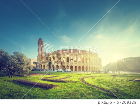 Colosseum in Rome, Italy 57209328