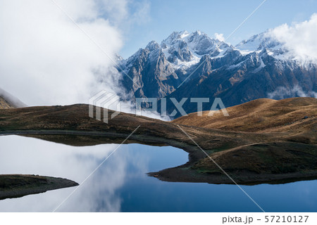 Mountain lake Koruldi in Svaneti Mountain lake Koruldi in Svaneti 57210127