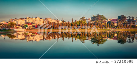 Xuan Huong Lake, Dalat, Vietnam. Panorama Xuan Huong Lake, Dalat, Vietnam. Panorama 57210999