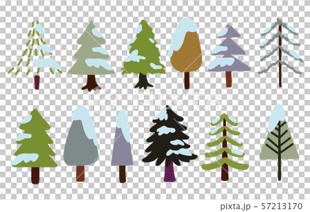 A set of dark and dark snow and trees inspired by the night 57213170