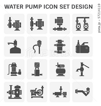 water pump icon water pump icon 57214119