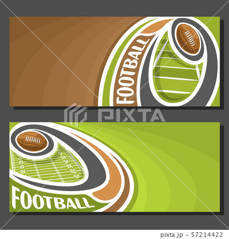 Vector banners for American Football 57214422