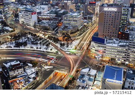 韓国 夜景 ソウル 57215412