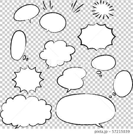 黑白手拉的講話泡影的集合 57215839