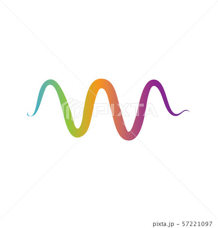 Sound wave logo template vector icons 57221097