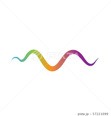 Sound wave logo template vector icons 57221099