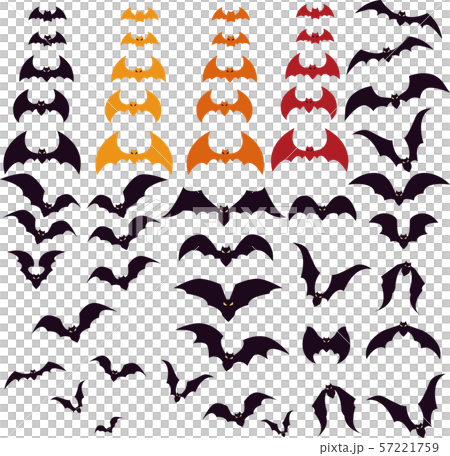 こうもり コウモリ 蝙蝠 イラスト素材のイラスト素材