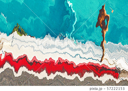 Contemporary art. Modern artwork. Abstract painting background. Bright dynamic pattern. Multicolor artistic texture 57222153