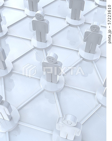 CG 3D イラスト 立体 デザイン アイコン ネットワーク インフルエンサー CG 3D イラスト 立体 デザイン アイコン ネットワーク インフルエンサー 57223610