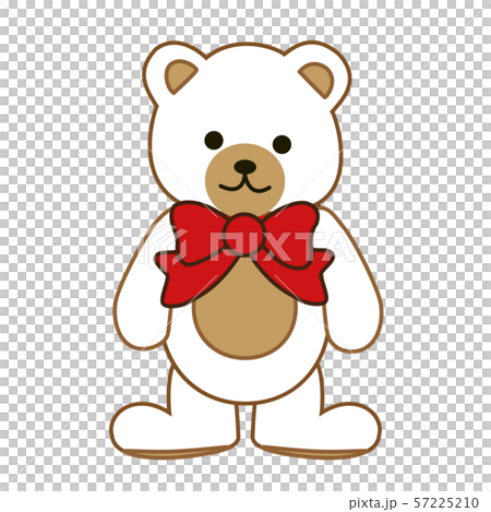 かわいいクマのイラスト 57225210