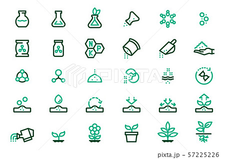 Chemical fertilizer and reactions to plants and soil.  57225226