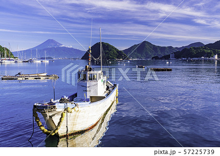 (静岡県)伊豆内浦湾から、夏の富士山 (静岡県)伊豆内浦湾から、夏の富士山 57225739