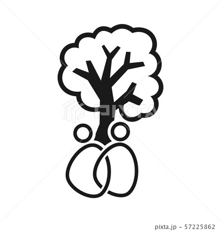 Tree Commitment Teamwork Together Black Logo Tree Commitment Teamwork Together Black Logo 57225862