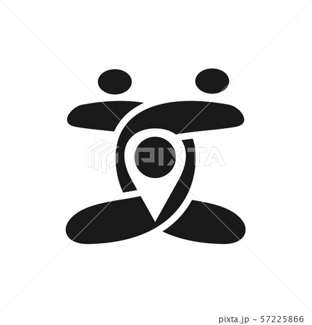 location Commitment Teamwork Together Black Logo 57225866