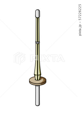 竹刀のイラスト素材