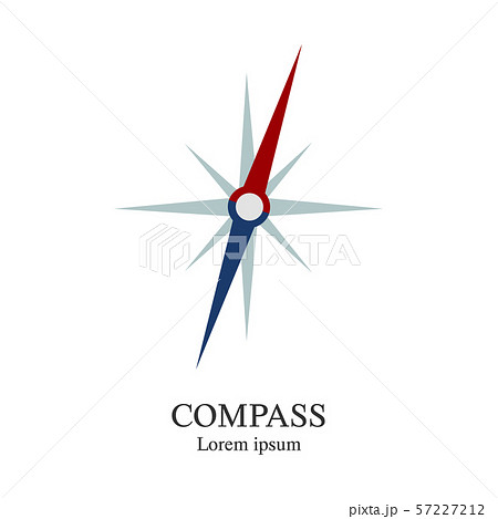 Compass Icon Travel Company Logo Templateのイラスト素材