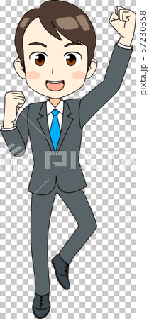 求職狩獵男孩招聘西裝跳動漫觸摸 57230358