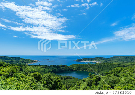 【秋田県男鹿半島】八望台から眺める絶景 【秋田県男鹿半島】八望台から眺める絶景 57233610