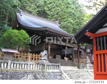 中山道　奈良井宿　宿場町　奈良井 57234735