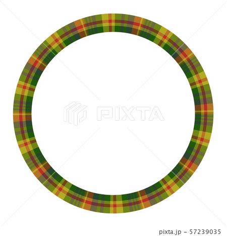 Round frame vector vintage pattern design 57239035