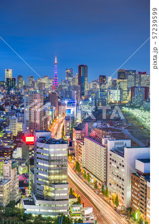 Tokyo, Japan City Skyline 57239599