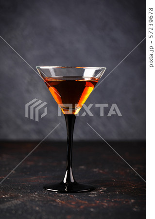 Set of strong alcoholic drinks in glasses Set of strong alcoholic drinks in glasses 57239678