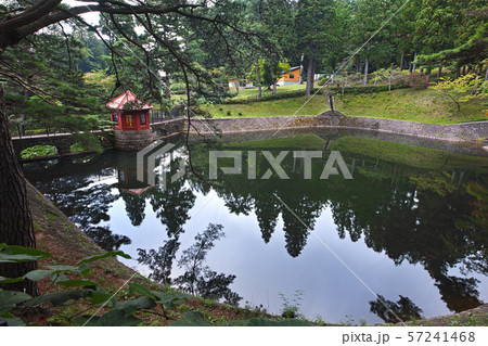 【青森県・国指定重要文化財】旧大湊水源地水道施設 沈澄池堰堤 57241468