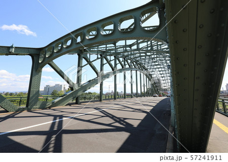 旭橋（北海道遺産）を様々な角度から撮る 57241911